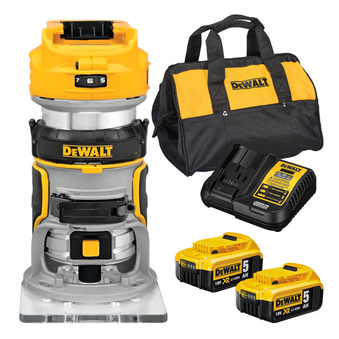 Máy đánh cạnh Dewalt DCW600 dùng Pin Li-on 18V, chấu bóp từ 6mm đến 8mm, đường kính cắt tối đa 36mm