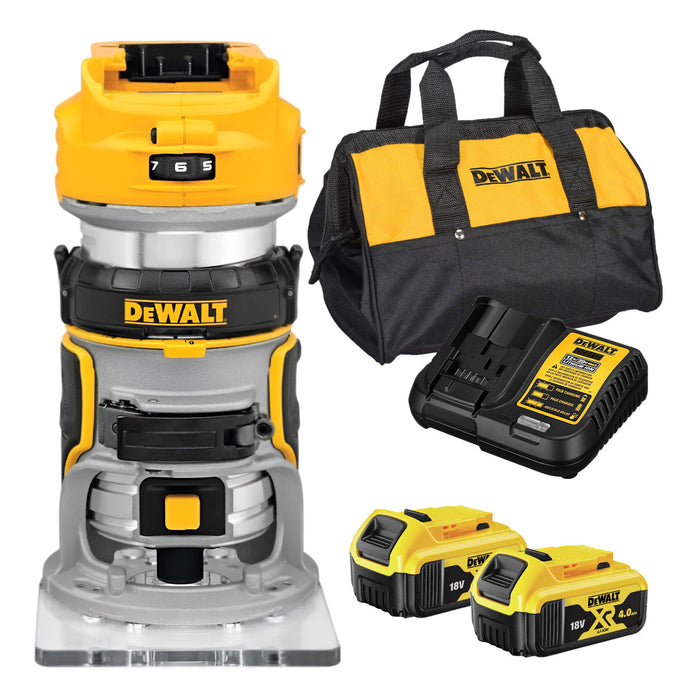 Máy đánh cạnh Dewalt DCW600 dùng Pin Li-on 18V, chấu bóp từ 6mm đến 8mm, đường kính cắt tối đa 36mm