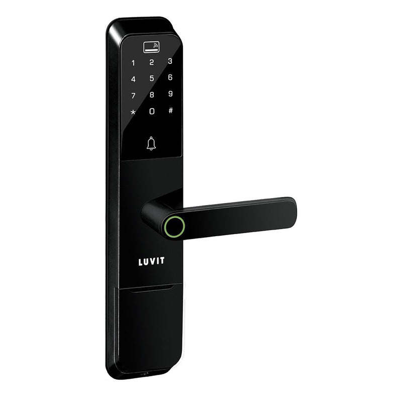 Khóa điện tử Việt Tiệp LUVIT 28217 tích hợp mở Khóa vân tay, mã số, thẻ, chìa và ứng dụng điện thoại