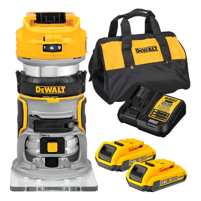 Máy đánh cạnh Dewalt DCW600 dùng Pin Li-on 18V, chấu bóp từ 6mm đến 8mm, đường kính cắt tối đa 36mm