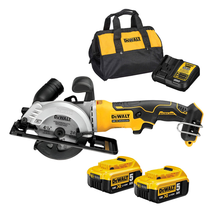 Máy cắt bê tông Dewalt DCS571 dùng Pin 20V, đường kính đĩa 115mm