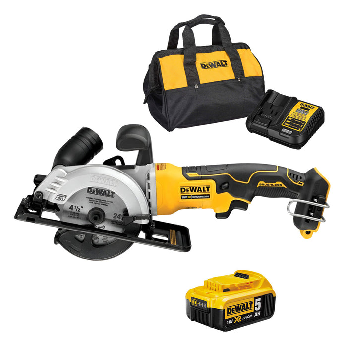 Máy cắt bê tông Dewalt DCS571 dùng Pin 20V, đường kính đĩa 115mm