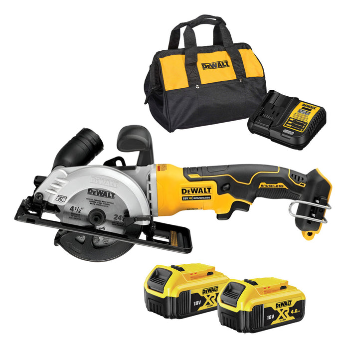 Máy cắt bê tông Dewalt DCS571 dùng Pin 20V, đường kính đĩa 115mm