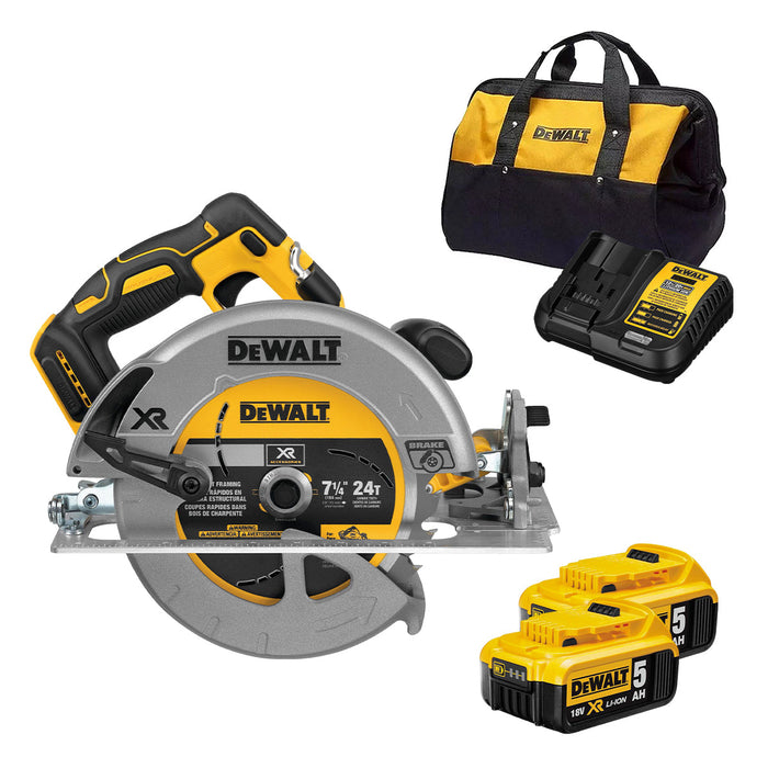 Máy cưa đĩa Dewalt DCS570 dùng Pin 18V, đường kính đĩa 184mm