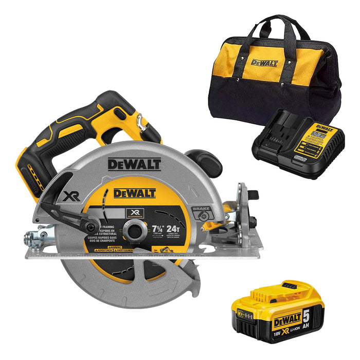 Máy cưa đĩa Dewalt DCS570 dùng Pin 18V, đường kính đĩa 184mm