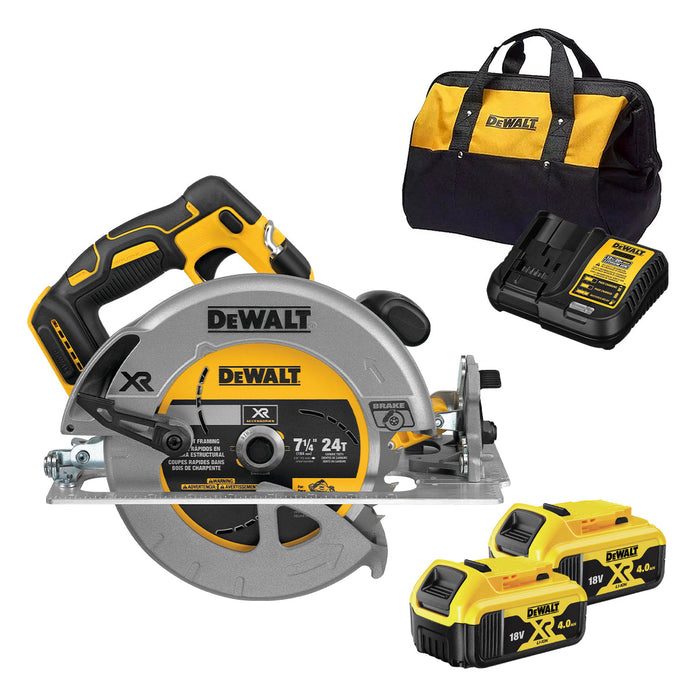 Máy cưa đĩa Dewalt DCS570 dùng Pin 18V, đường kính đĩa 184mm