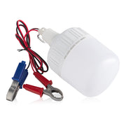 Bóng đèn LED kẹp bình ắc quy 12V SOPOKA, ánh sáng trắng, chống nước, chống côn trùng, dùng cho cắm trại, bán hàng rong, dự phòng mất điện.