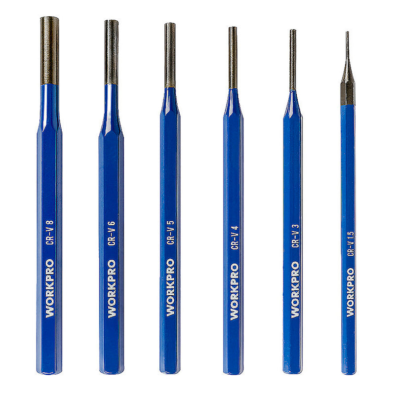 Bộ 6 mũi đục sắt Workpro WP201304