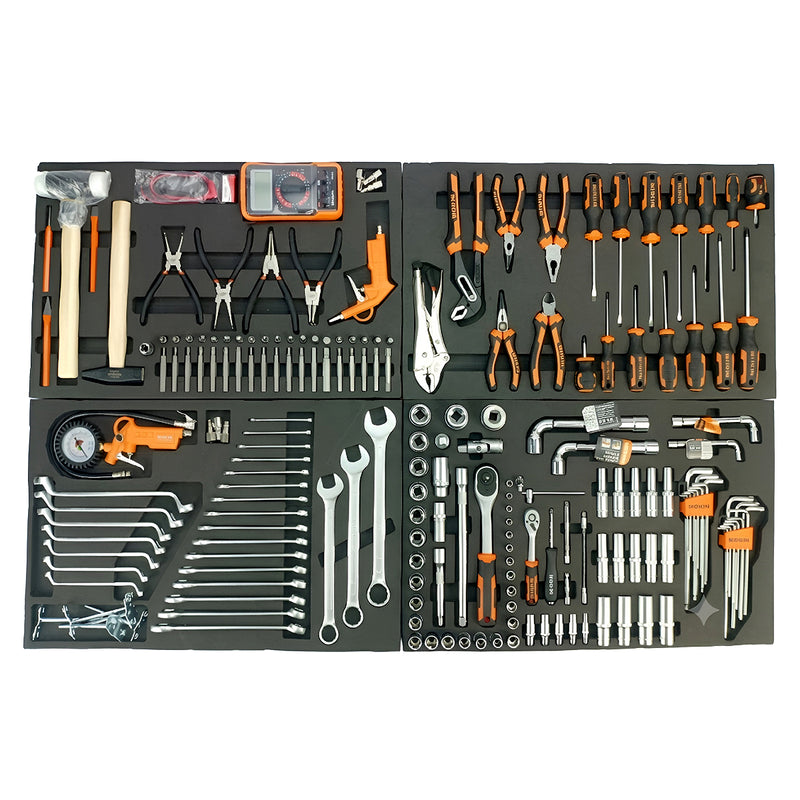 Bộ 4 khay dụng cụ 171 chi tiết Workin 171 CSPS WKHT7617BV1