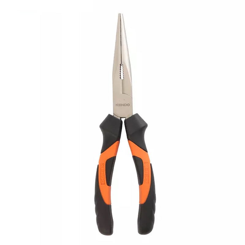 Kìm nhọn Kendo dài 6 inch - 8 inch (160mm - 200mm) vật liệu thép carbon mạ nickel