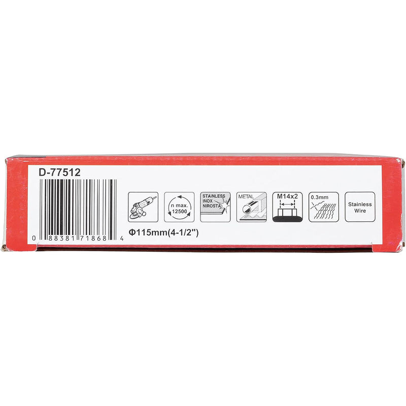 Bánh cước sợi Inox Makita đường kính tự 100mm - 115mm