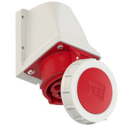 Ổ cắm công nghiệp lắp nổi gắn tường PCE kiểu L 5 chân 400V IP67 kín nước loại 16A và 32A chính hãng.