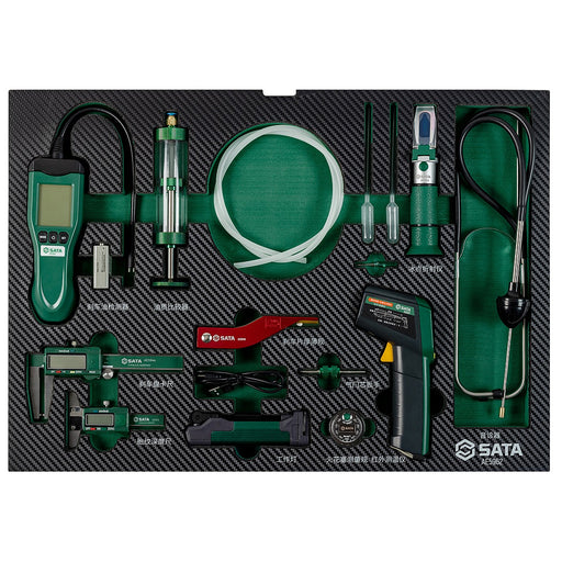 Bộ dụng cụ kiểm tra & bảo dưỡng tinh chỉnh xe ô tô 11 chi tiết SATA AE5962.