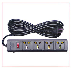 Ổ cắm SOPOKA 4T3 - dây dài 2.5m, có tích hợp CB bảo vệ quá tải
