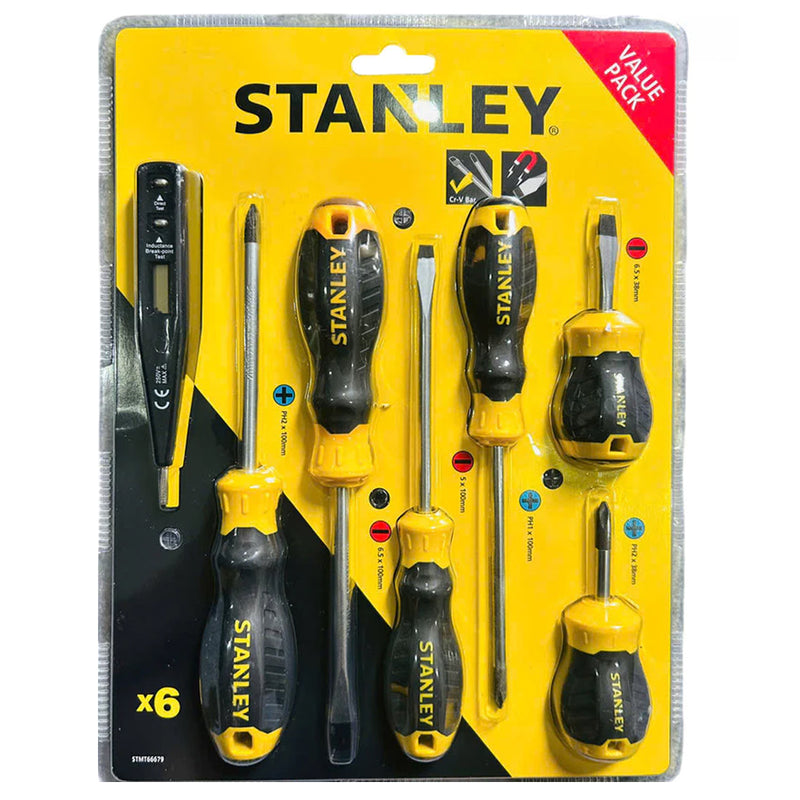Bộ tua vít kèm bút thử điện 7 chi tiết Stanley STMT66679