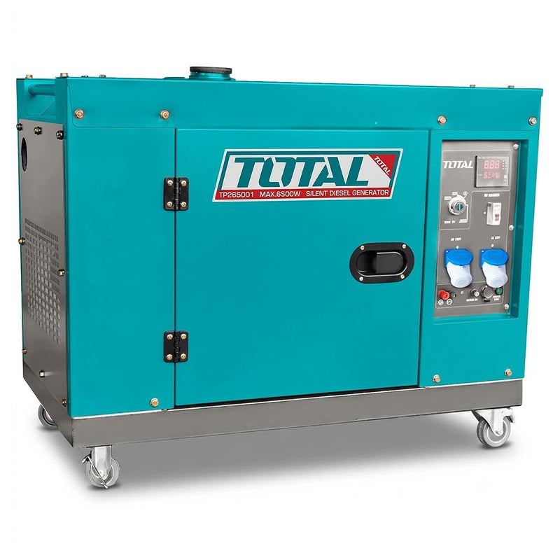 Máy phát điện dùng dầu Diesel Total TP265001-1 công suất 6.5kW
