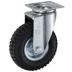 Ukai HLJ 3.50-5 AL: Đường kính 286mm. Bánh đặc không dùng hơi (Airless/ Solid Tire - AL)