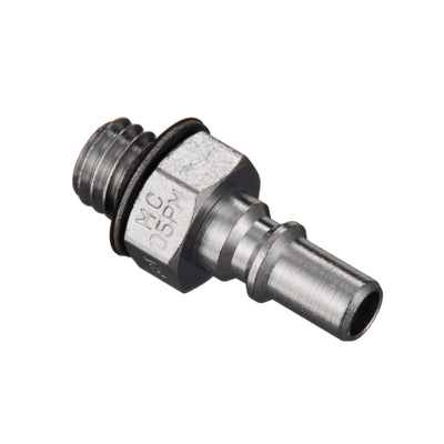 Đầu nối nhanh Micro Cupla PM-Type (Plug) MC-05PM SUS chất liệu Inox, kiểu kết nối ren ngoài M5x0.8