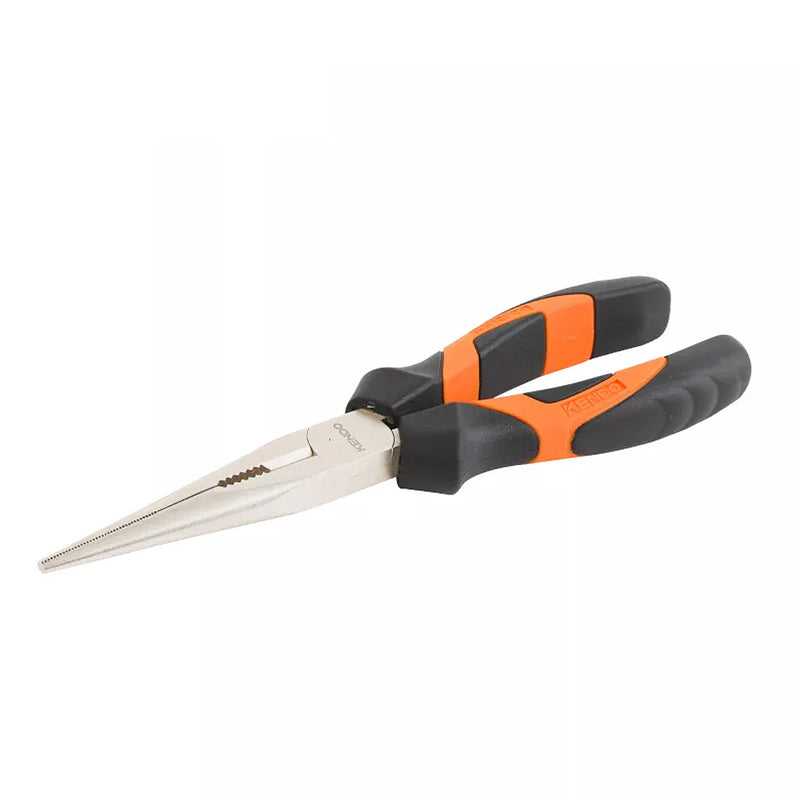 Kìm nhọn Kendo dài 6 inch - 8 inch (160mm - 200mm) vật liệu thép carbon mạ nickel