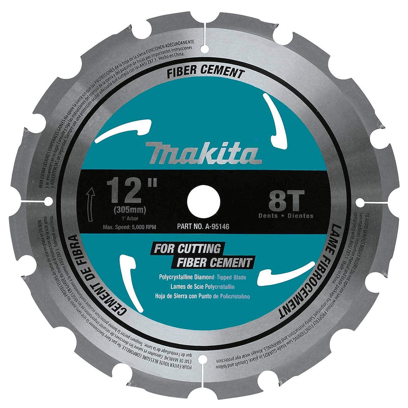 Lưỡi cưa PCD chuyên dụng cắt tấm xi măng sợi Makita A-95124 đường kính từ 185mm - 305mm