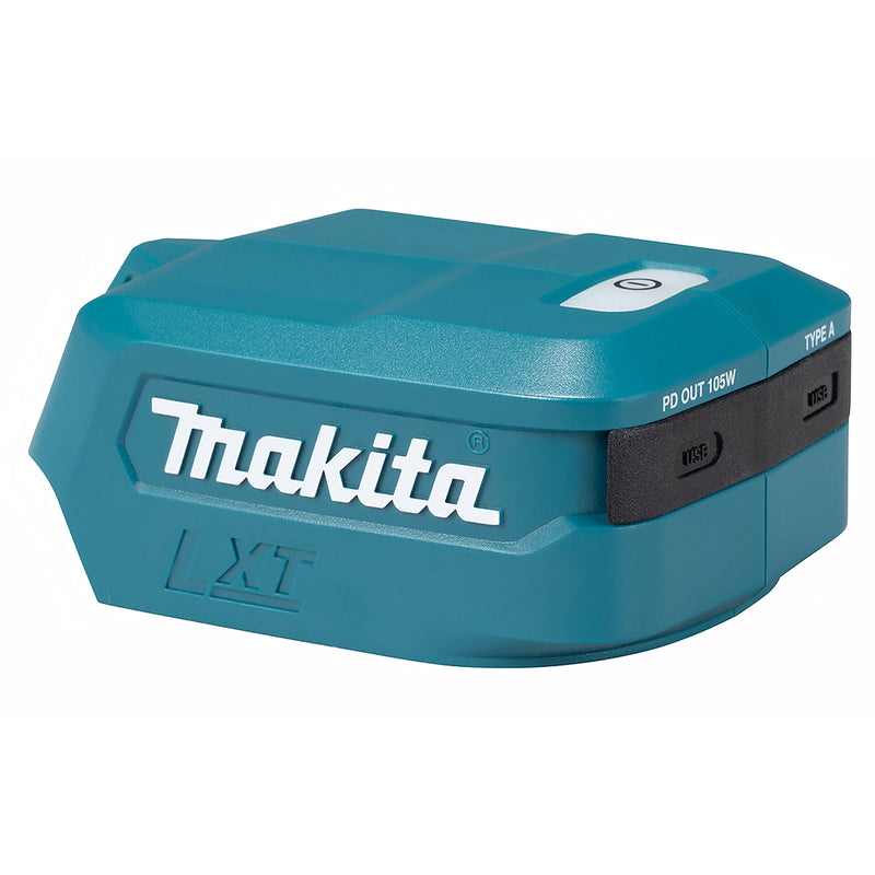 Bộ chuyển đổi nguồn USB Makita ADP15 dùng Pin 14.4V/18V LXT, công suất tối đa 117W