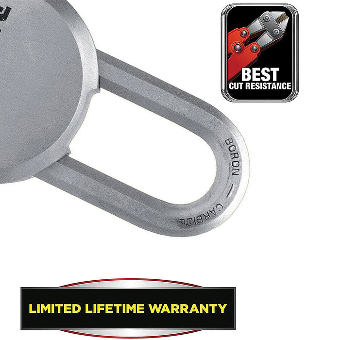 Ổ khóa treo càng dài Master Lock M830DLH cao cấp, thân khóa bằng thép nguyên khối 54mm