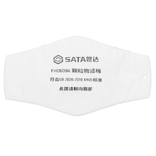 Tấm lọc bụi SATA FH0609A hiệu suất cao, chất liệu sợi tổng hợp tĩnh điện, lọc bụi cơ học, bụi công nghiệp, mạt kim loại, vi hạt, tương thích mặt nạ SATA FH0510/FH0511.
