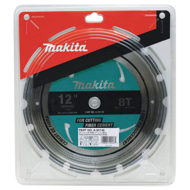 Lưỡi cưa PCD chuyên dụng cắt tấm xi măng sợi Makita A-95124 đường kính từ 185mm - 305mm