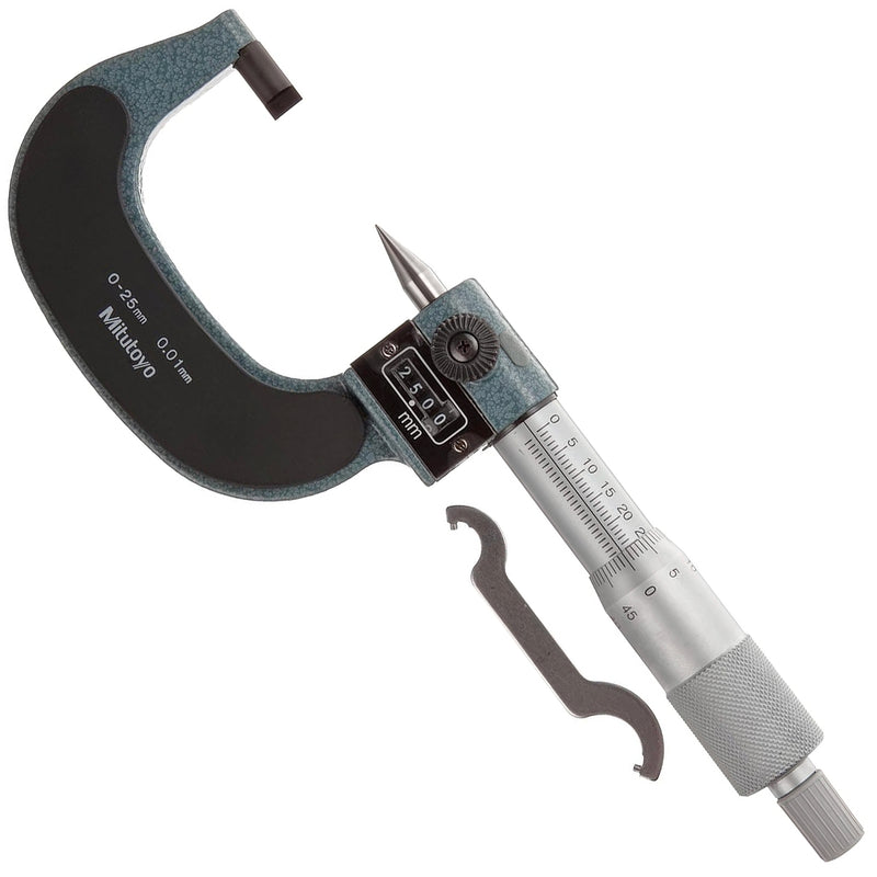 Panme Mitutoyo Series 142 - Crimp Height Micrometers | Đo độ dày đầu Cosse | Có bộ đếm số cơ