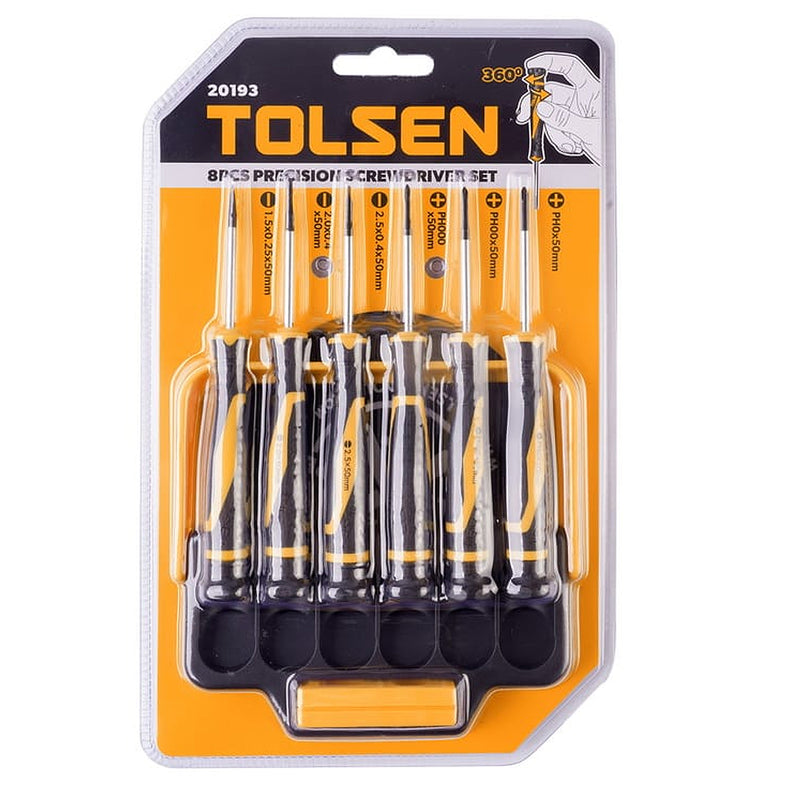Bộ tua vít điện tử 8 chi tiết Tolsen 20193