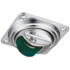 Bánh nhựa PU (Urethane rubber whee) / Niềng thép, bạc đạn (Steel rim / Bearing)