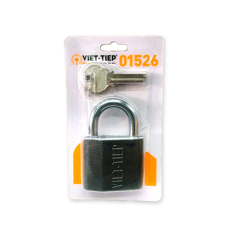 Ổ khóa treo gang ép vĩ nhựa Việt tiệp