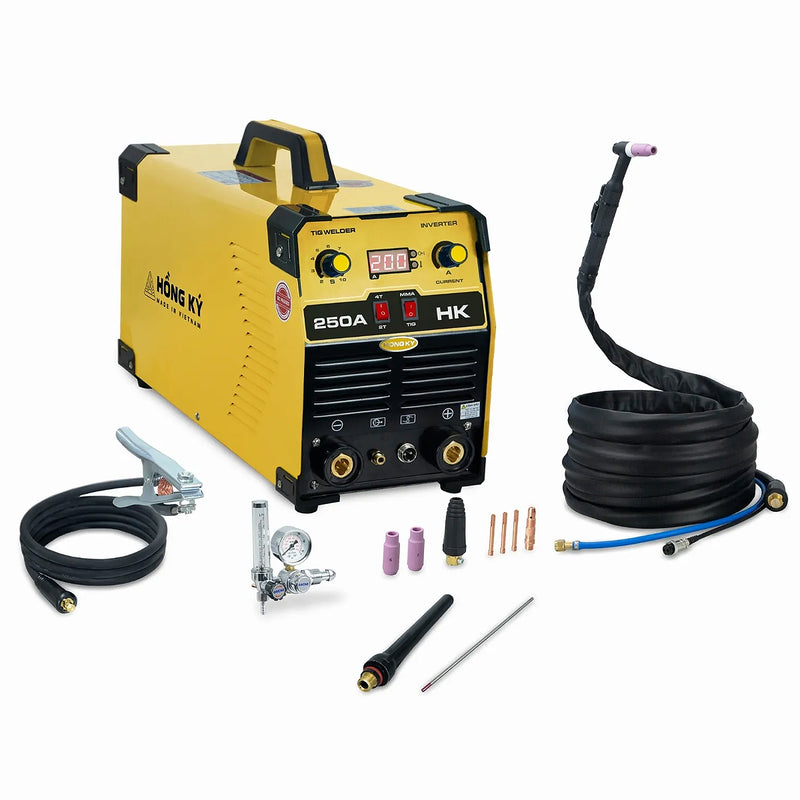 Máy hàn TIG DC và hàn que Hồng Ký Master HKTIG250A 250A/220V