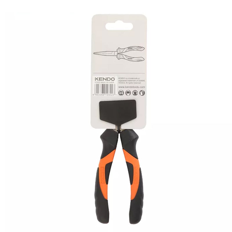 Kìm nhọn Kendo dài 6 inch - 8 inch (160mm - 200mm) vật liệu thép carbon mạ nickel