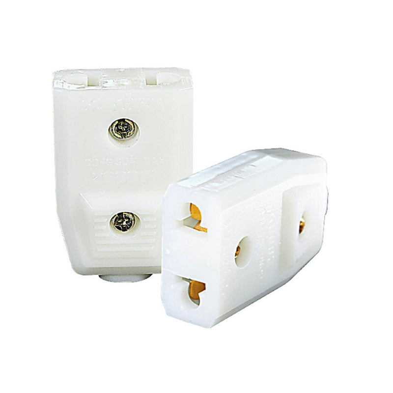 Phích nối âm SOPOKA P5T màu trắng, ổ cắm kéo dài siêu bền, tiếp điểm đồng nguyên chất, chống vỡ, tiện lợi cho thợ điện và gia đình.