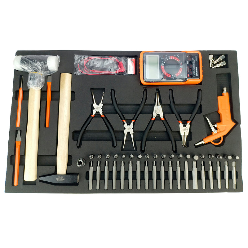 Bộ 4 khay dụng cụ 171 chi tiết Workin 171 CSPS WKHT7617BV1