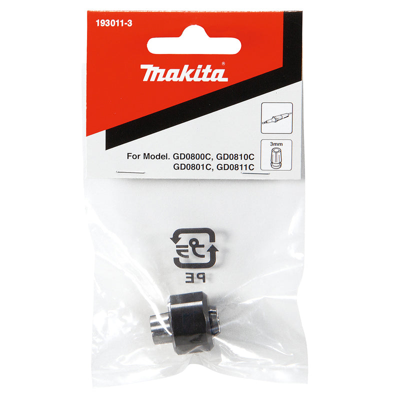 Chấu bóp kèm tán giữ cho máy mài khuôn Makita kích thước từ 3mm - 8mm