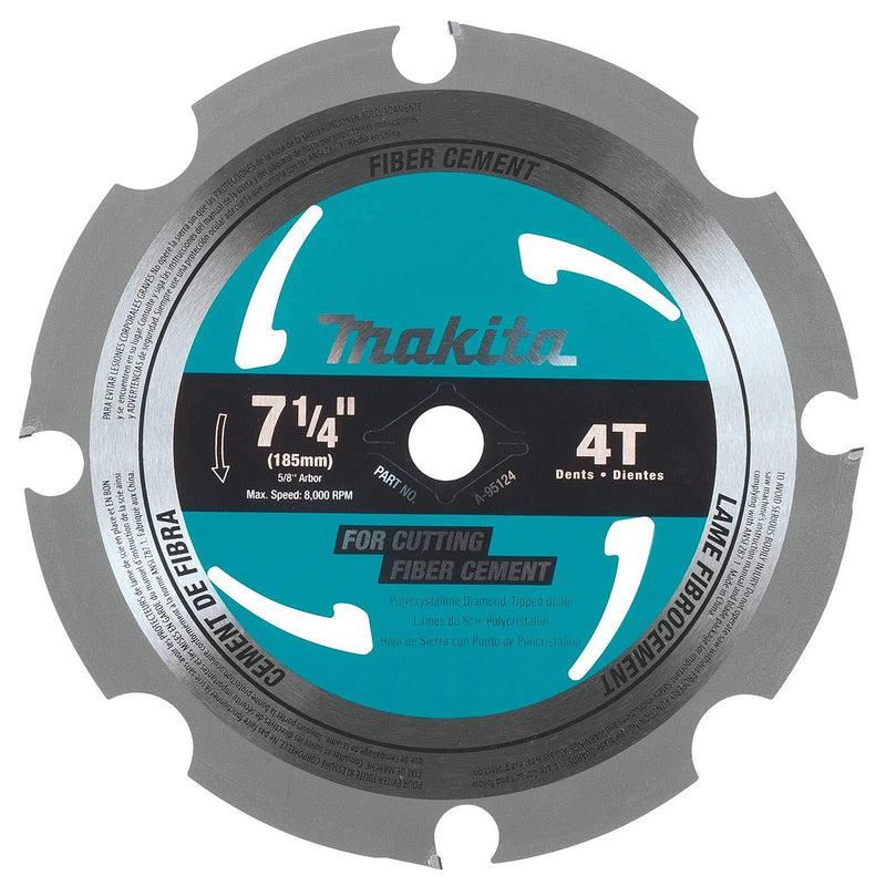 Lưỡi cưa PCD chuyên dụng cắt tấm xi măng sợi Makita A-95124 đường kính từ 185mm - 305mm