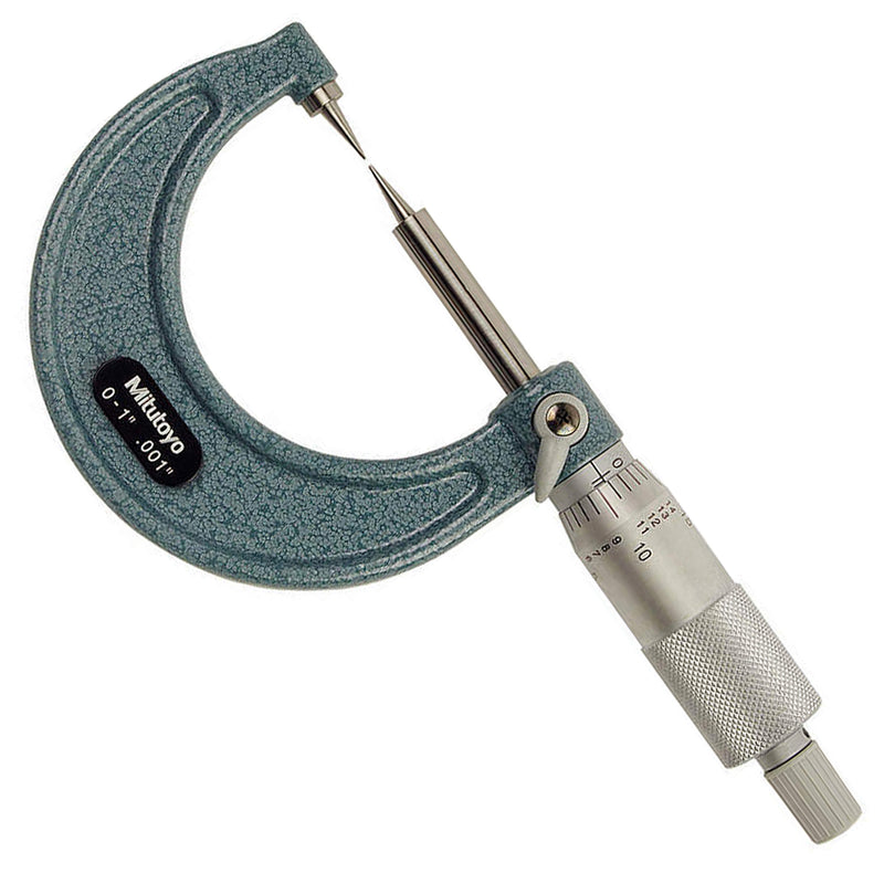 Panme Mitutoyo Series 112 - Point Micrometers, đầu đo nhọn