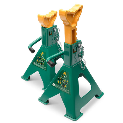 Cặp chân kê SATA 3 tấn 6 tấn tải nặng, thép chịu lực, chốt an toàn, điều chỉnh 10 nấc, chân đế rộng, chứng nhận GS.
