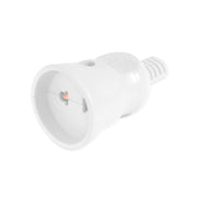 Phích cái SOPOKA C3000-T màu trắng, lõi sứ chống cháy, chịu tải 3000W, phụ kiện điện công nghiệp