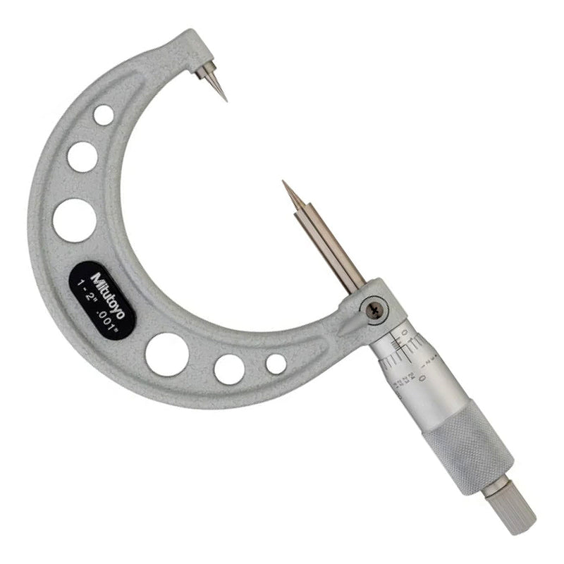 Panme Mitutoyo Series 112 - Point Micrometers, đầu đo nhọn