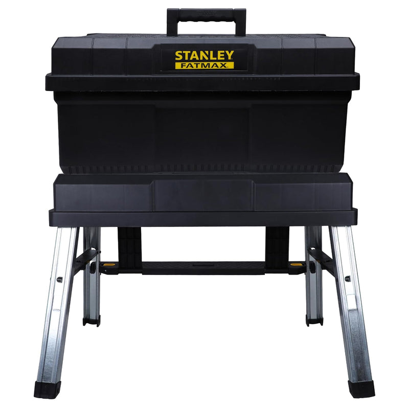 Hộp đựng dụng cụ đa năng 3 trong 1 FATMAX Stanley FMST83083-1 tích hợp bục đứng chân nhôm và khay nâng cao