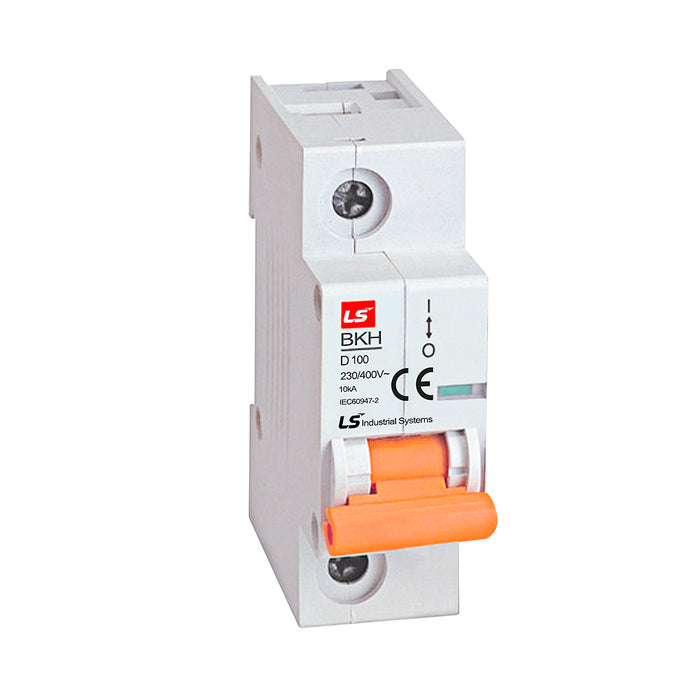 Cầu dao tự động loại tép MCB LS, tải danh định từ 6A ~  125A, dòng cắt 10kA. Tiêu chuẩn quốc tế