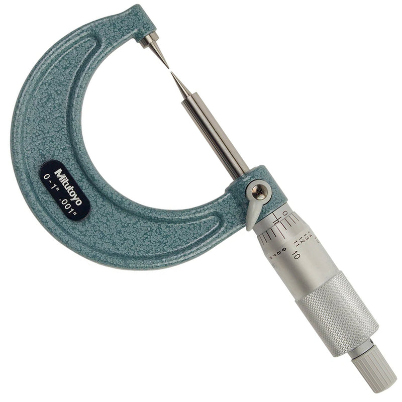 Panme Mitutoyo Series 112 - Point Micrometers, đầu đo nhọn