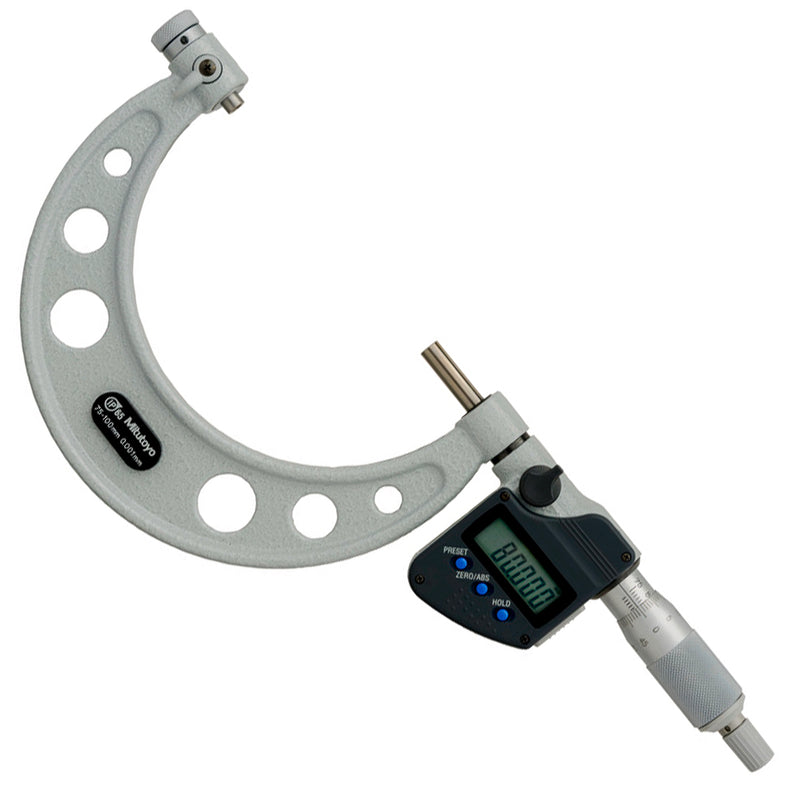 Panme điện tử Mitutoyo Series 326 - Spindle Tip Micrometers. Hàm kẹp mũi nhọn, có thể thay mũi. Có cổng SPC xuất dữ liệu