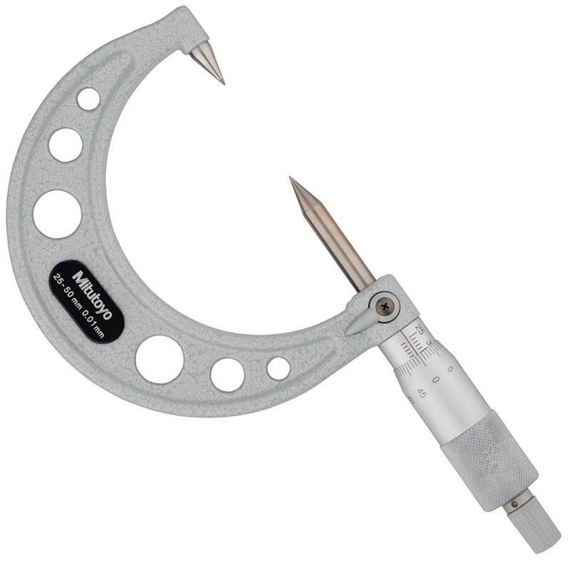 Panme Mitutoyo Series 112 - Point Micrometers, đầu đo nhọn