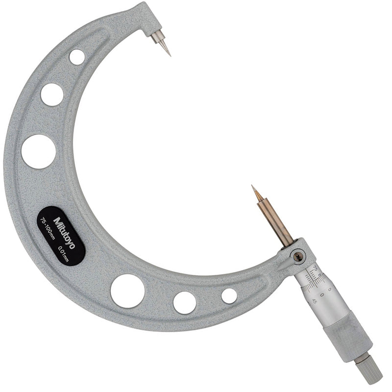 Panme Mitutoyo Series 112 - Point Micrometers, đầu đo nhọn