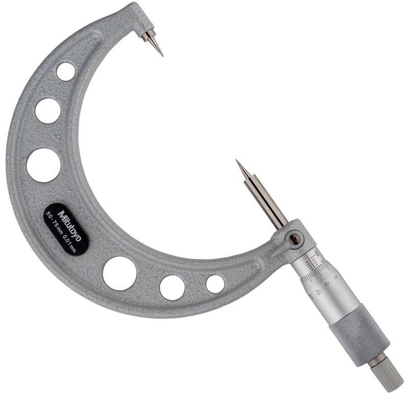 Panme Mitutoyo Series 112 - Point Micrometers, đầu đo nhọn