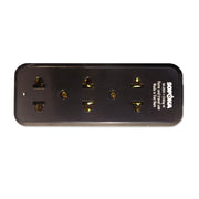 Ổ cắm nối dài SOPOKA 3S màu đen, 3 cổng, công suất 1200W, bền bỉ cho văn phòng và gia đình